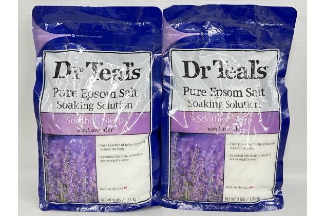 Dr Teal's Epsom Salts Lavender 1.36Kg (Pack Of 2)