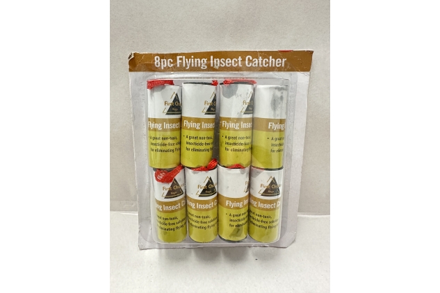 8 Piece Fly Flies Insect Catcher Paper Sticky Glue Trap Killer Strong Roll Tape Strip