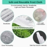 Garden Plant Fleece Frost Protection - 2m x 10m 40gsm Large Winter Outdoor Horticultural Fleece Cover & Outside Heavy Duty Thick Protector Blanket Netting Roll | Reusable Freeze Cloth