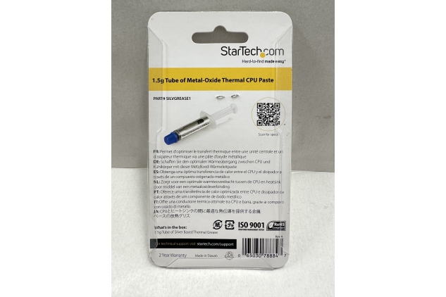 Startech Metal Oxide Thermal CPU Paste Compound 1.5g