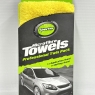 JML MANTIS Microfibre Towels Professional Twin Pack | Application Cloth & Buffing Towel Car Wash | Extra Large Size 40 X 40cm