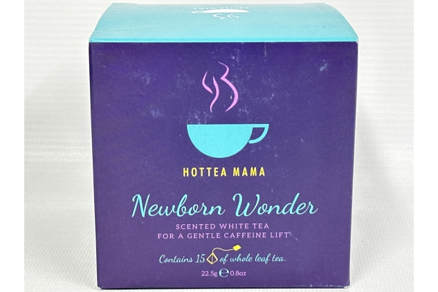 HOTTEA MAMA | Head Start | Organic | Slow Release Caffeine Blend | For Tiredness Support | White Tea and Rose | 15 Whole Leaf Biodegradable Pyramid Bags | BEST BEFORE DATE 31/03/2024