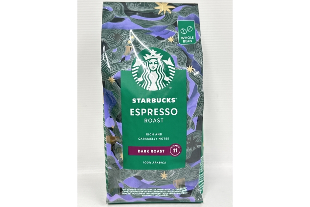 STARBUCKS Espresso Roast, Dark Roast, Whole Bean Coffee 450g | Intensity 11