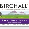 Birchall Great Rift Decaf Blend Tea Bags, English Breakfast Tea Bursting with Full Flavour, Perfect Vegan Gifts, 40 Plant-Based Everyday Tea Bags