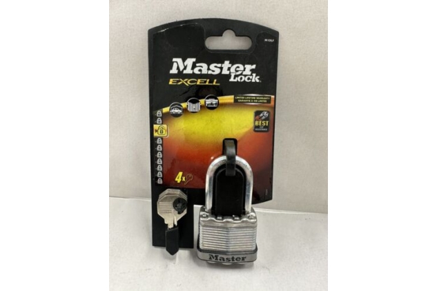 MASTER LOCK EXCELL Padlock 45 x 8 x 51mm Long Laminated Steel 4 Keys M1DLH