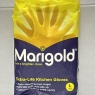 Marigold Unisex El Gloves-large-1 Pair Marigold Extra Life Kitchen Gloves Large, Yellow, L (Pack of 1)