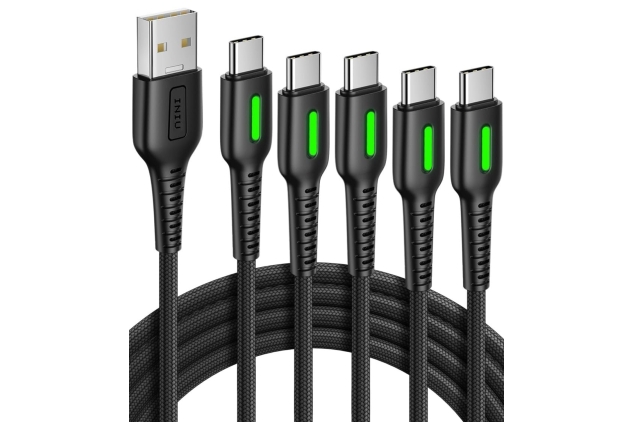 USB C Charger Cable | 5 Pack, 3.1A | USB to USB C Cable, Type C Charger Cable Fast Charging