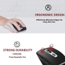 Wireless Rechargeable Bluetooth Mouse,Slim Silent Mobile Mouse 2.4G/Bluetooth 4.0 Portable Cordless Mice with USB Receiver 5 Adjustable DPI for Laptop MacBook Windows Android OS