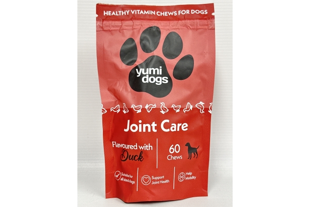 Joint Supplements For Dogs | Hip and Joint Care for Dogs | Contains Glucosamine to Maintain Strength & Mobility | 60 Duck Flavoured Chews | BEST BEFORE DATE 31/07/2024