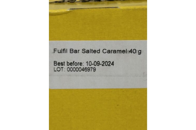 Fulfil Vitamin and Protein Bar, 15 X 40g Bars, Chocolate Salted Caramel Flavour | Best Before Date 10/09/2024