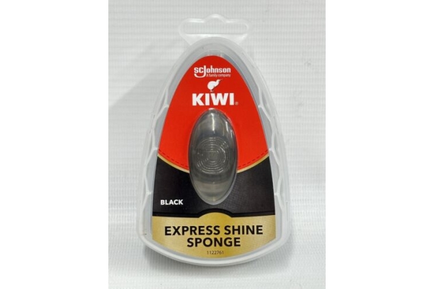 Kiwi Shoe Express Shine Sponge Black 7ml (Pack Of 3)