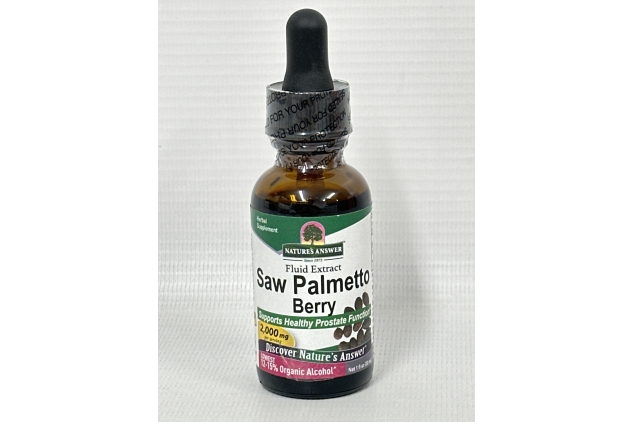 Saw Palmetto Berry Fluid Extract 2000mg Per Serving Herbal Supplement | BEST BEFORE DATE 31/05/2024