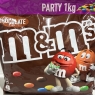 M&M'S Milk Chocolate Party Bulk Bag, Chocolate Gift & Movie Night Snacks, 1kg