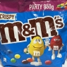 M&M'S Crispy Milk Chocolate Party Bulk Bag, Chocolate Gift & Movie Night Snacks, 850g