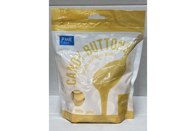 PME Candy Buttons Yellow 340 g | BEST BEFORE DATE 01/07/2024