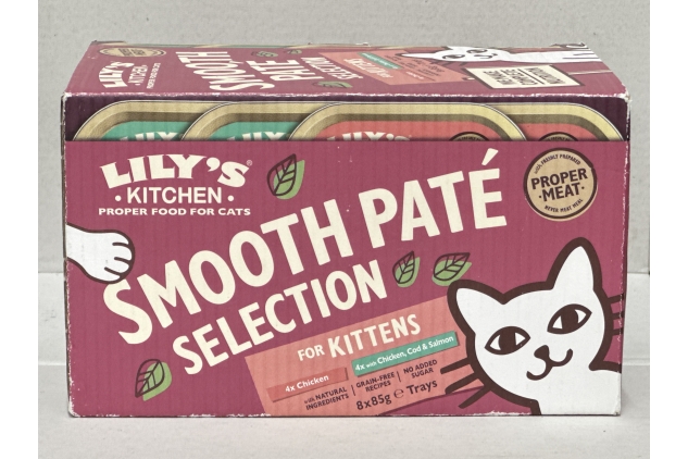 Lily's Kitchen Smooth Pate Selection Complete Nutrition Kitten Food 8 x 85g