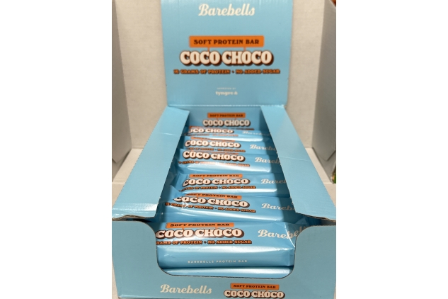 Barebells Protein Bars | 16g protein low carb chocolate bars | after workout low calorie snacks 12 x 55g (Soft Bars Coco Choco)