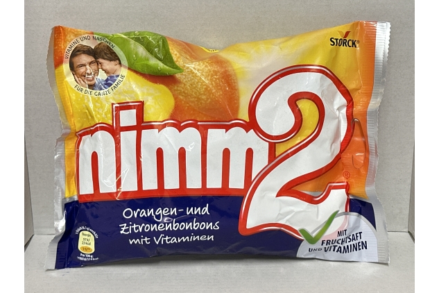 Nimm2 Orange & Lemon Candies 240g | Storck