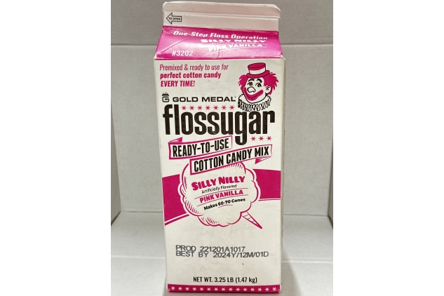 Floss Sugar Ready To Use Cotton Candy Mix Pink Vanilla 1.47kg