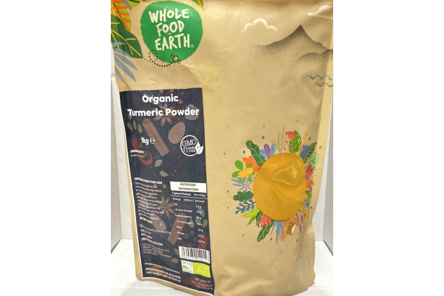 Whole Food Earth Organic Turmeric Powder 1KG