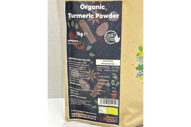 Whole Food Earth Organic Turmeric Powder 1KG