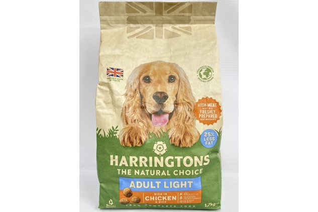 Harringtons Complete Light Dry Adult Dog Food Chicken & Rice 1.7kg