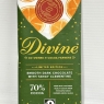 Divine Smooth Dark Chocolate With Tangy Clementine 70% Cocoa 90g Bar | Best Before Date 31/07/2024