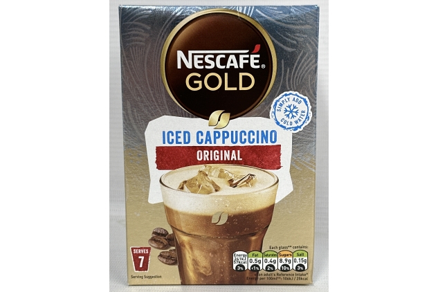 Nescafe Gold ICED Cappuccino Instant Coffee Drinks 7 Sachets | Summer Drink | BEST BEFORE DATE 30/09/2023