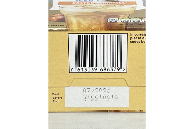 Nescafe Gold Iced Salted Caramel Latte Instant Coffee Sachets 7 Sachets | Best Before Date 31/07/2024