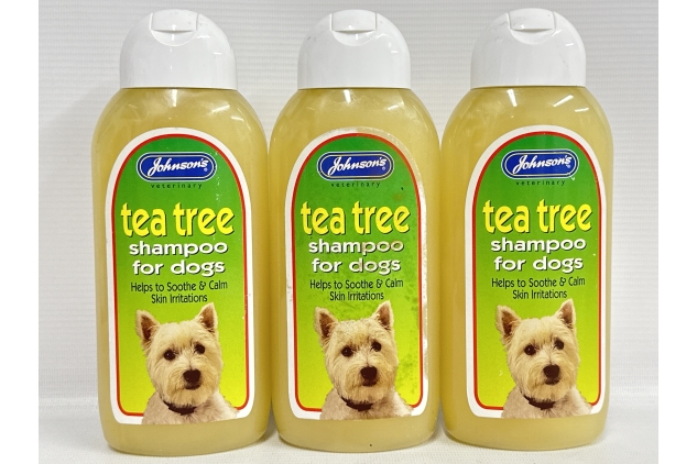 Johnsons Tea Tree Soothing Shampoo for Dogs 400ml | Pack Of 3