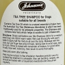 Johnsons Tea Tree Soothing Shampoo for Dogs 400ml | Pack Of 3