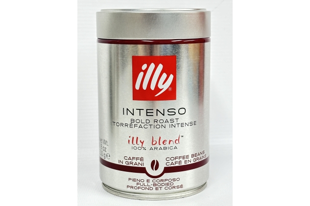 illy Coffee, Intenso Coffee Beans, Dark Roast, 100% Arabica Coffee Beans, 250g | Best Before Date 30/09/2024