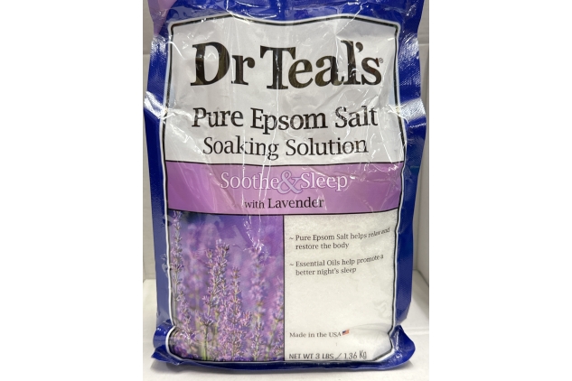 Dr Teal's | Pure Epsom Salt Soaking Solution With Lavender 1.36Kg | Doctor Teals