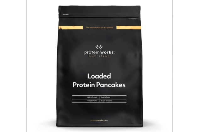 Protein Works - Loaded Protein Pancake Mix | Premium Pancake Mix | High Protein Pancakes | High Protein Breakfast | Low Sugar Snack | 8 Servings | Natural | 500g