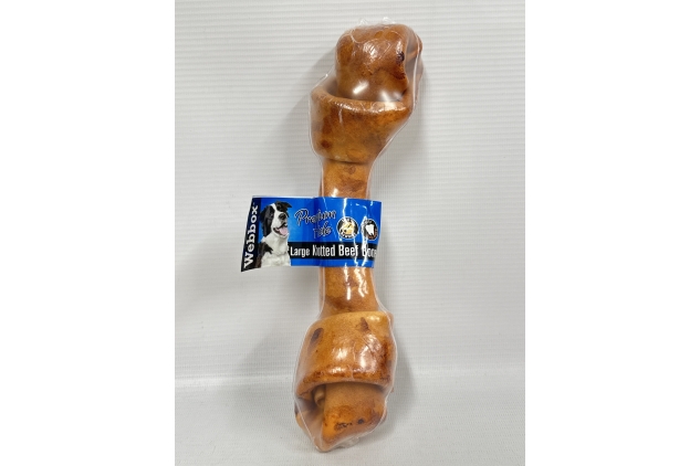 Webbox Premium Hide Large Knotted Beef Bone | Pack Of 8