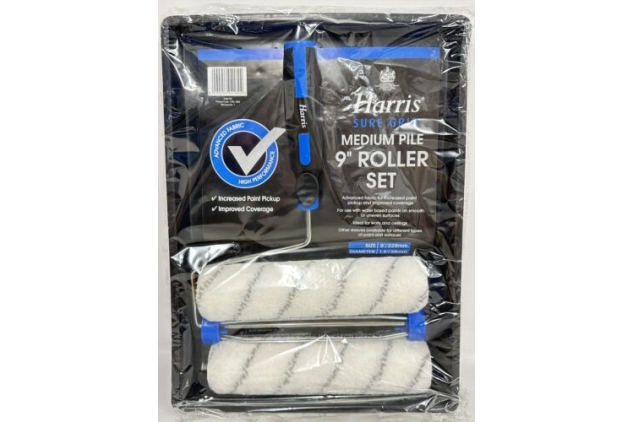 Harris Sure Grip Medium Pile Roller Set 9