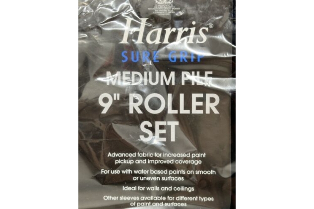 Harris Sure Grip Medium Pile Roller Set 9