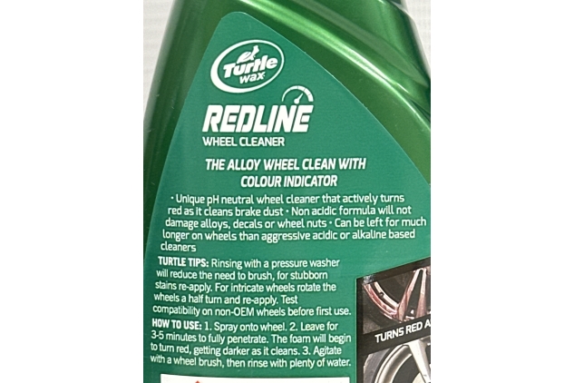 Turtle Wax Redline Wheel Cleaner, 500ml (Pack Of 2)