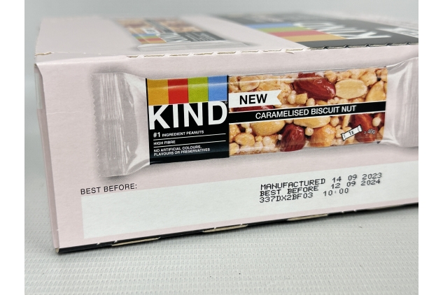 KIND Bars, Gluten Free Snack Bars, Caramalised Biscuit Nut, High Fibre, 12 X 40g