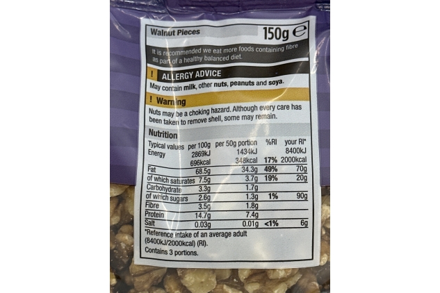 Morrisons Walnut Pieces 150g