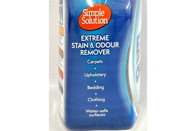 Simple Solution Extreme Pet Stain and Odour Remover, Enzymatic Cleaner with 3X Pro-Bacteria Cleaning Power - 945ml