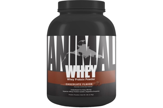 Universal Nutrition ANIMAL Whey Protein Chocolate - Muscle Building & Optimal Muscle Nutrition, with Digestive Enzymes, Protein Powder with Whey Isolate for Post-Workout Protein Shakes, 2.3kg