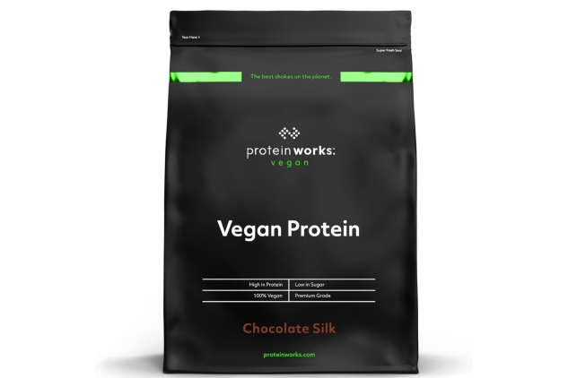 Protein Works - Vegan Protein Powder, Plant Based Protein Shake, Vegan Blend, Gluten Free, 66 Servings, Chocolate Silk, 2kg