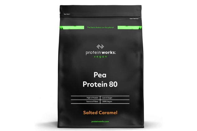 Protein Works - Pea Protein 80 Protein Powder | 100% Plant-Based & Natural | Gluten Free | No Added Sugar | Salted Caramel | 500 g