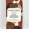 PLAYin CHOC JustChoc Vegan Chocolate, Award-Winning Organic And Dairy Free Chocolate, Organic Peruvian Cacao, Vegan Chocolate Gifts, Lactose Free Chocolate Bar (Dark, 60g)