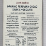 PLAYin CHOC JustChoc Vegan Chocolate, Award-Winning Organic And Dairy Free Chocolate, Organic Peruvian Cacao, Vegan Chocolate Gifts, Lactose Free Chocolate Bar (Dark, 60g)