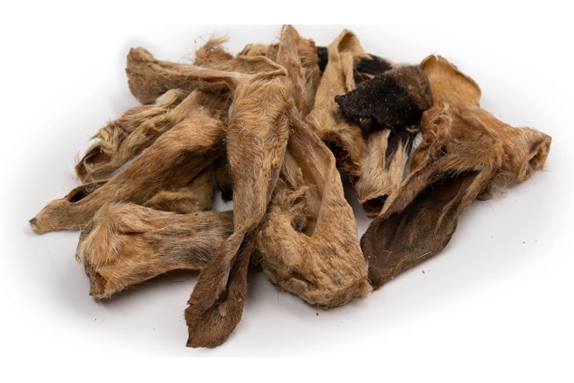 Lamb Ears With Hair Natural Dog Treat Chews | 500g Bag