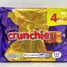 Cadbury Crunchie Chocolate Bar 4 Pack Multipack, 104.4g | BBE 30/08/2024