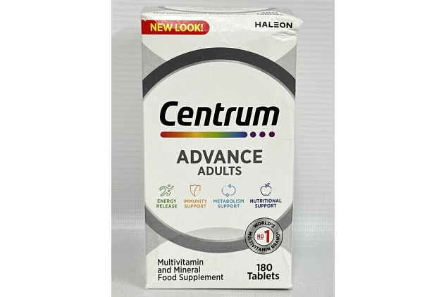 Centrum Advance Multivitamin Tablets for Men and Women, 180 Tablets