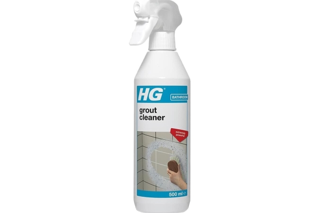 HG Grout Cleaner, Ready-To-Use Tile Grouting Cleaning Spray, Removes Stubborn Dirt, Marks & Stains Between Tiled Walls & Floors - 500ml Spray